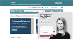Desktop Screenshot of djoef-forlag.dk